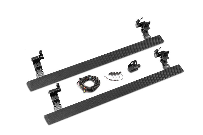 RealTruck 21-24 Ford Bronco 2dr VoltStep Electric Running Board Kit (No Drill) - Tex. Blk