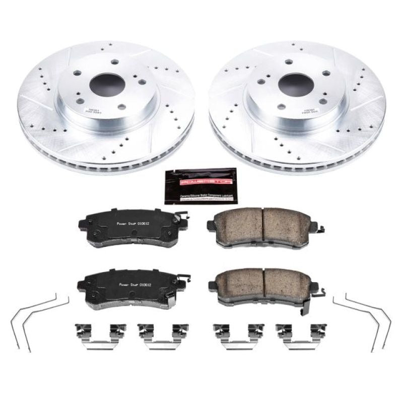 Power Stop Z23 Evolution Sport Brake Kit - Front - 2015-2018 Subaru Legacy