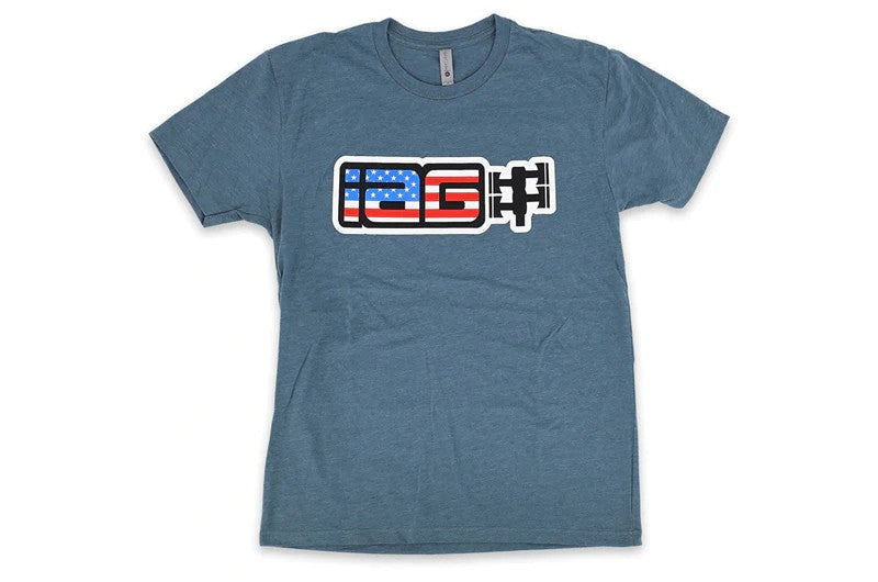 IAG Performance IAG USA Boxer Logo T-Shirt (Indigo) - Size S