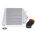 Mishimoto Top-Mount Intercooler Kit - Silver Powder Coat / Black Hoses - 2008-2014 Subaru WRX