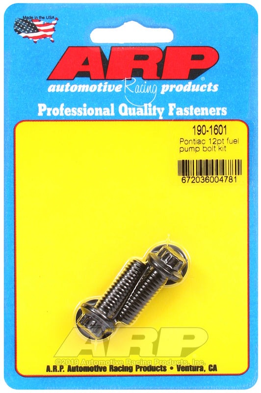 ARP Pontiac 12pt Fuel Pump Bolt Kit