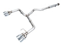 AWE Track Edition Cat-Back Exhaust (Chrome Silver Tips) - 2022-2024 Subaru WRX