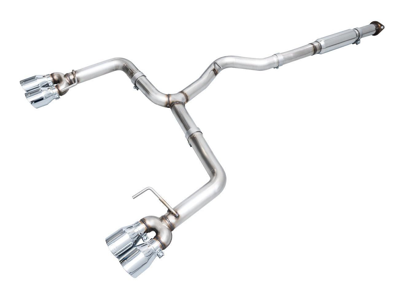 AWE Track Edition Cat-Back Exhaust (Chrome Silver Tips) - 2022-2024 Subaru WRX