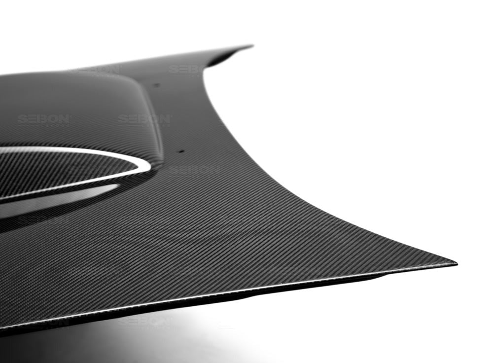 Seibon Carbon Fiber CWII Style Hood - 2004-2005 Subaru WRX / STI