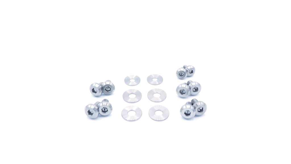 Fast Turn Fittings Titanium Hardware Trunk Kit (Polished) - 2013-2016 Scion FR-S / 2013-2020 Subaru BRZ / 2017-2020 Toyota 86
