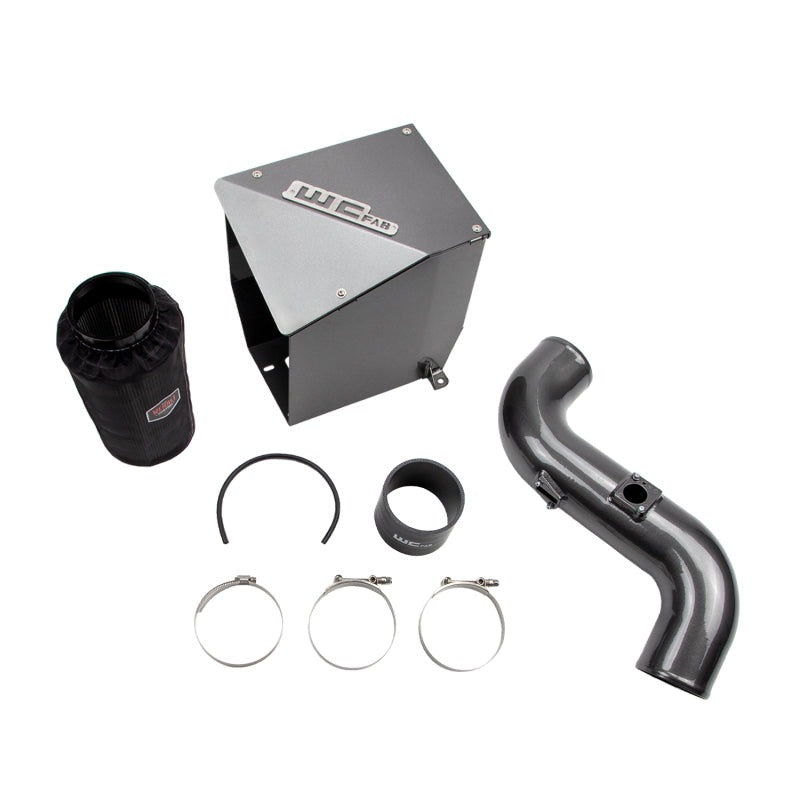 Wehrli 11-16 Chevrolet Duramax LML 4in Intake Kit - Gun Metal