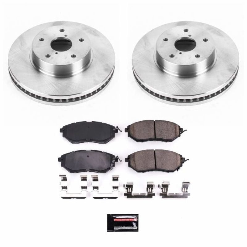 Power Stop Autospecialty Brake Kit - Front - 2015-2019 Subaru Legacy