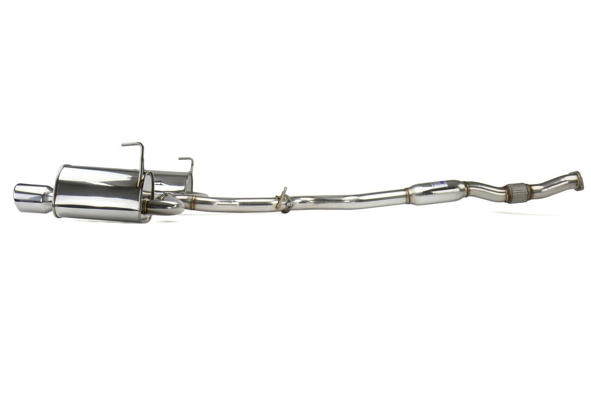 Invidia Q300 Dual Exit Cat Back Exhaust - Stainless Steel Tips - 2014-2018 Subaru Forester XT