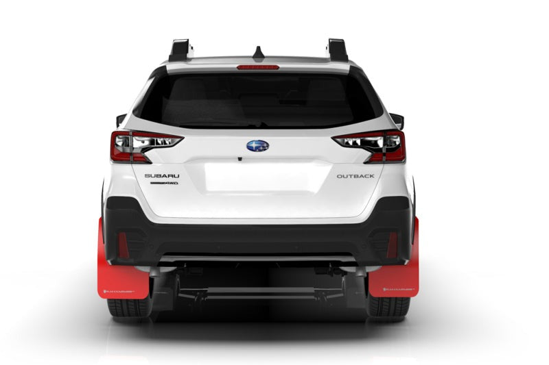 Rally Armor UR Mud Flap w/Red Logo - Black - 2020-2024 Subaru Outback