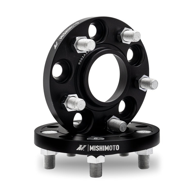 Mishimoto Wheel Spacers - 5x114.3 - 60.1 - 20 - M12 - Black - Subaru Models (Inc. 2015-2026 Subaru WRX / 2015-2021 STI / 2018-2026 Forester / 2015-2026 Outback / 2023-2026 Crosstrek)