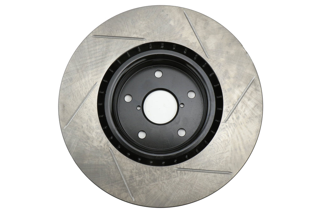 Stoptech Slotted Front Right Rotor Single - 2005-2017 Subaru STI