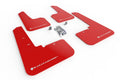 Rally Armor UR Mud Flap w/White Logo - Red - 2020-2024 Subaru Outback