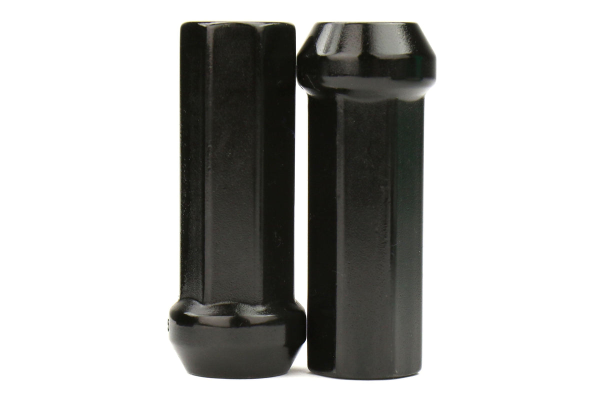 Project Kics Kyokugen Heptagon 42mm Closed Ended Black Lug Nuts 12x1.25 - Universal