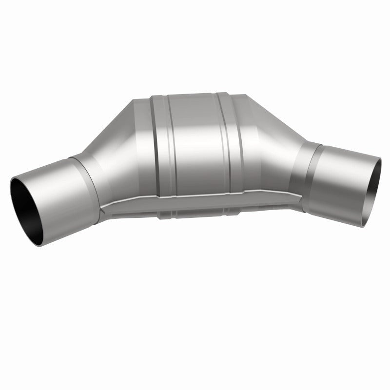 MagnaFlow Universal Catalytic Converter - 2.00in Angled In/Out Front - CARB Compliant
