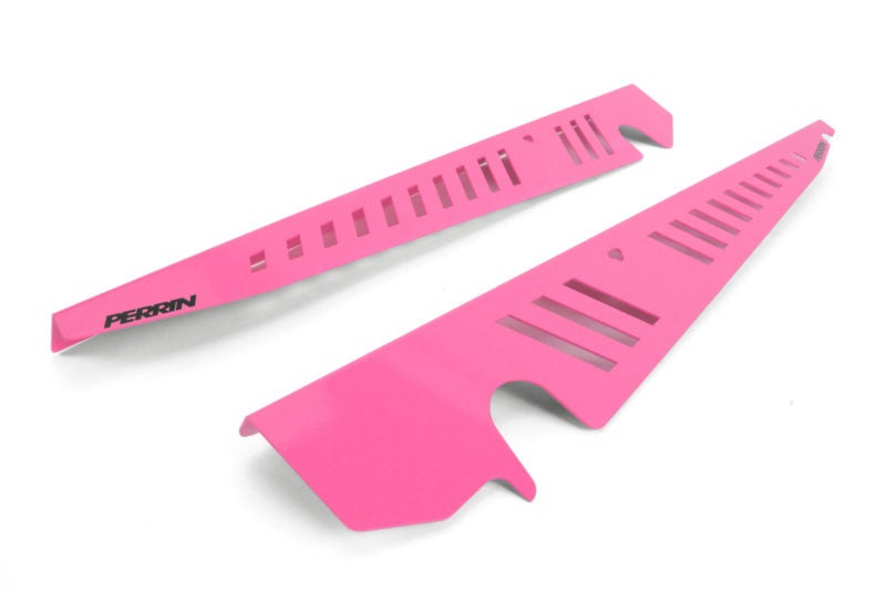 PERRIN Fender Shroud Hyper Pink - 2008-2014 Subaru WRX / STI