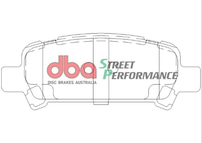 DBA SP500 Brake Pads - Rear - 2002-2003 Subaru WRX