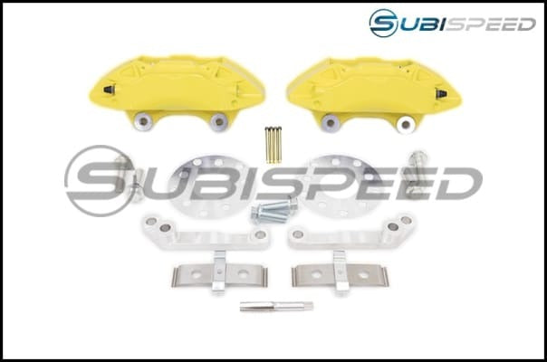 Yellow Brembo 4 Piston Calipers