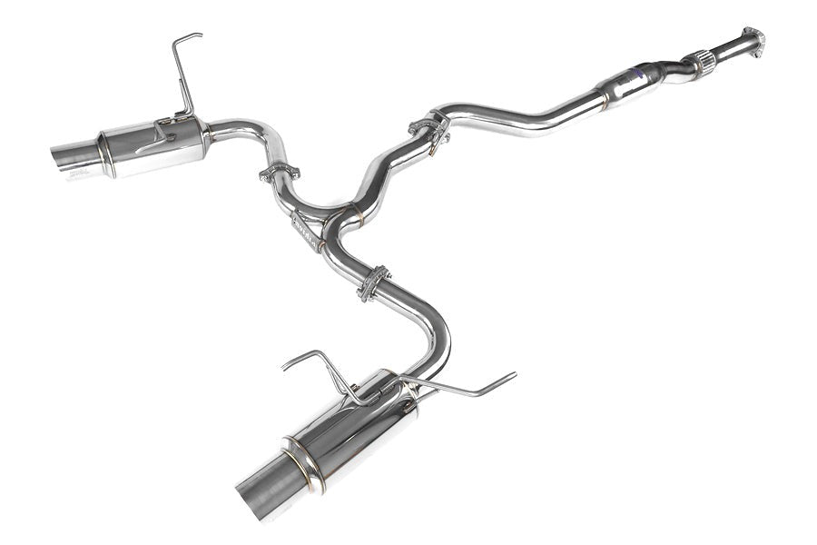 Invidia N1 Cat Back Exhaust - Stainless Steel Tips - 2008-2014 Subaru WRX Sedan / 2011-2014 STI Sedan / 2009-2014 Forester XT