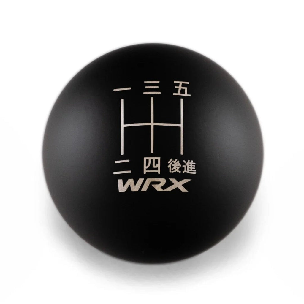 Billetworkz Weighted Shift Knob - 5 Speed WRX Japanese Engraving - Subaru WRX