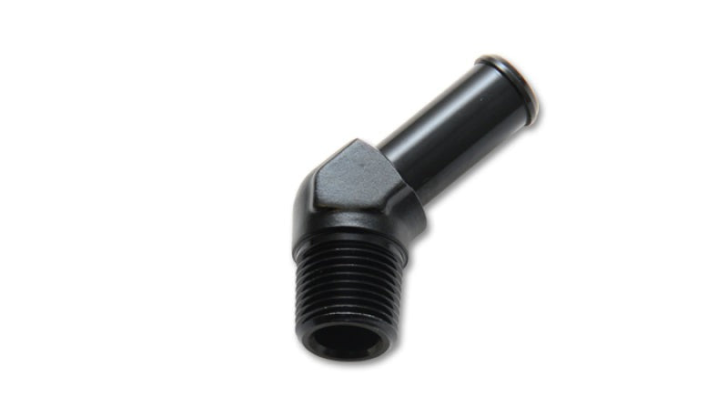 Vibrant Performance Male NPT to Hose Barb Adapter, 45 Degree, NPT 1/8in Hose 5/16in, Performance Hose & Fluid/Air Plumbing - Part 11226
