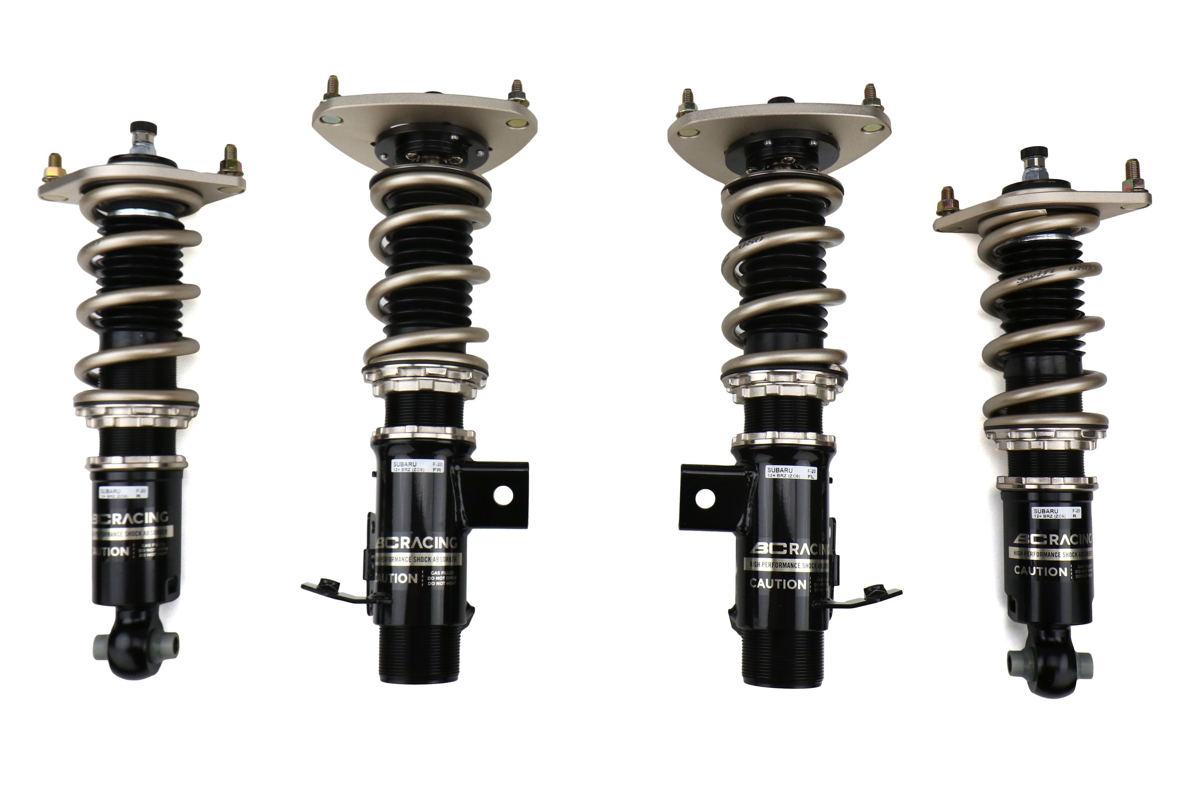 BC Racing BR Coilovers - Swift Spring Upgrade | 8k Front | 8k Rear - 2013-2016 Scion FR-S / 2013-2020 Subaru BRZ / 2017-2019 Toyota 86