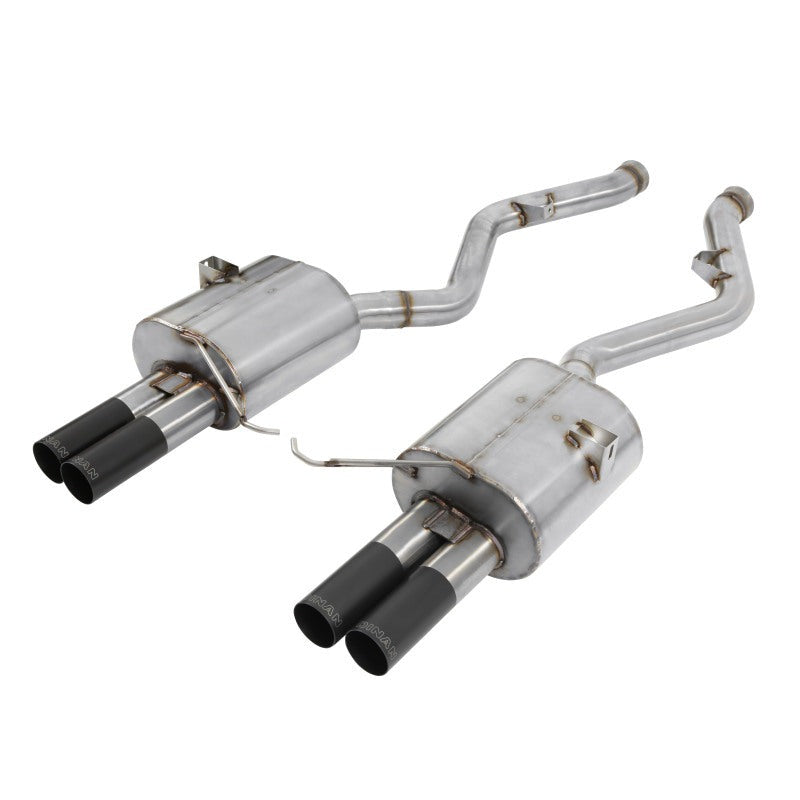 Dinan 08-13 BMW M3 (E92/E93) Free Flow Axleback Exhaust System - Black Tips