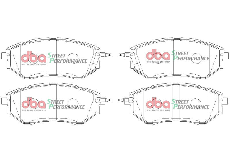 DBA SP500 Brake Pads - Front - 2005-2008 Subaru Legacy