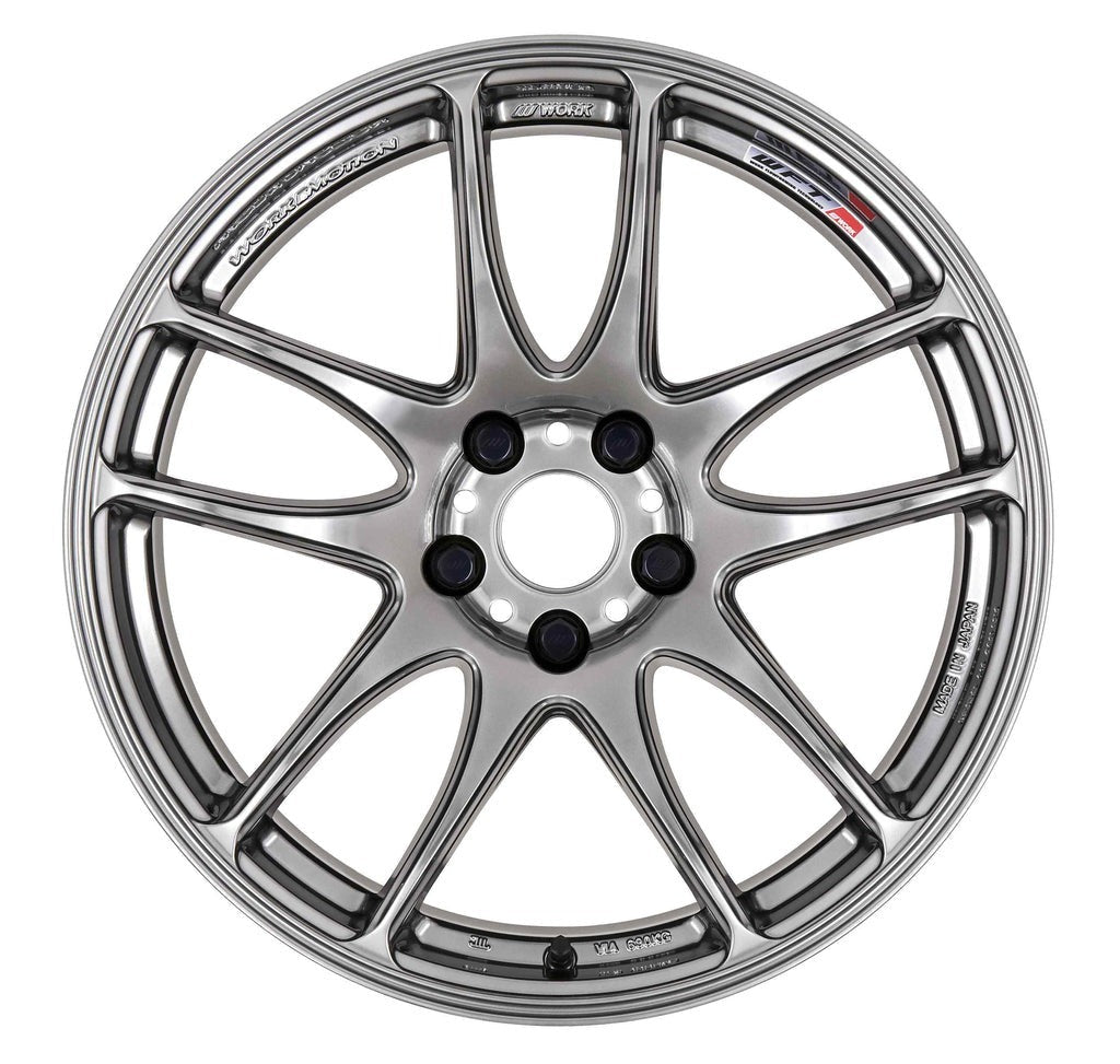 Work Wheels Emotion CR Kiwami GT Silver 18x9.5 +38mm 5x114.3 (Sold as Pair) - 2015-2024 Subaru WRX / 2015-2021 STI / 2019-2024 Forester