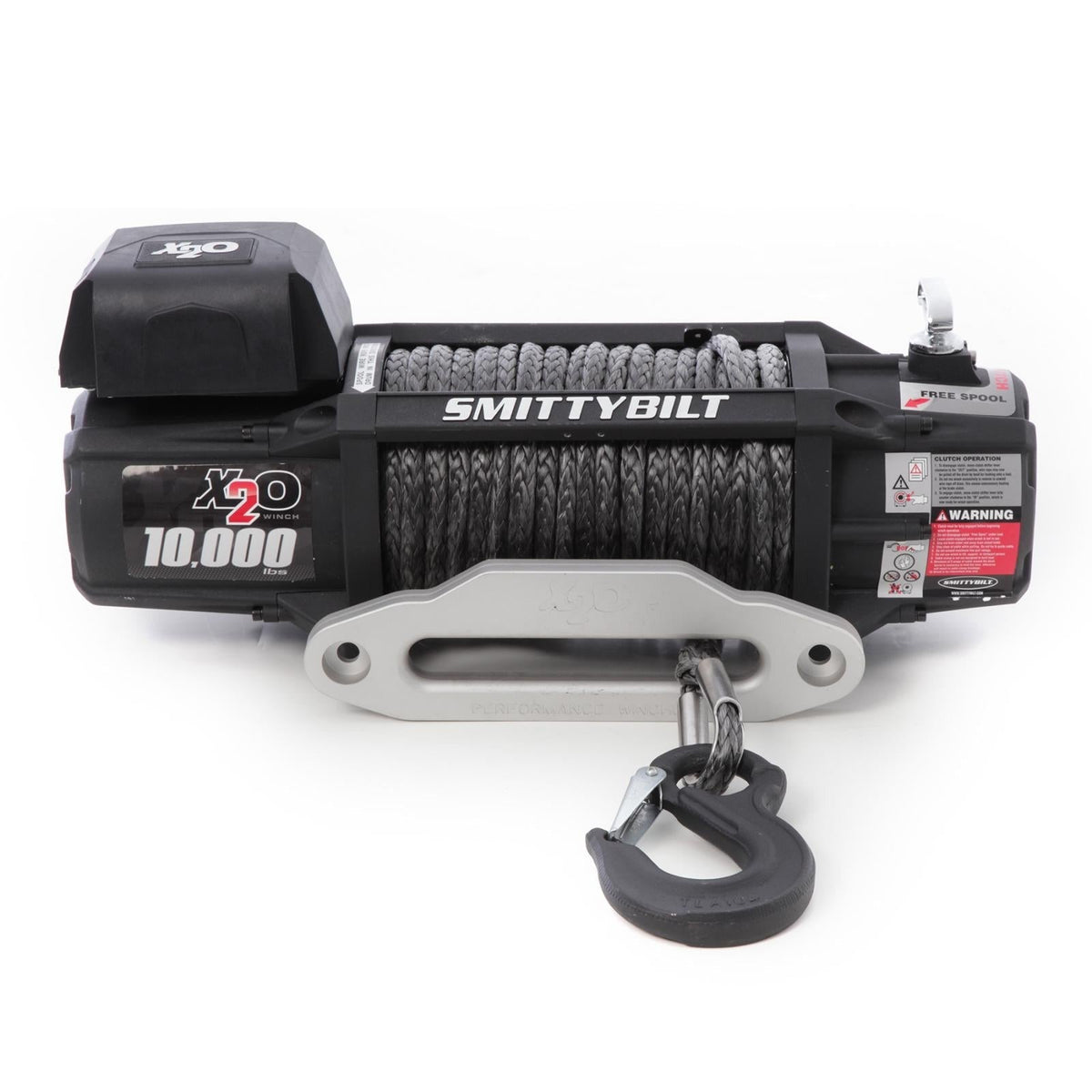 X2O 10 Comp Gen2 10,000 lb Winch Comp Series W/Synthetic Rope Aluminum Fairlead Smittybilt - 98510