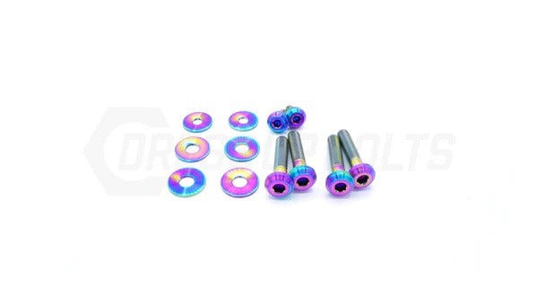 Fast Turn Fittings Titanium Hardware Trunk Kit - 2015-2021 Subaru WRX/STI
