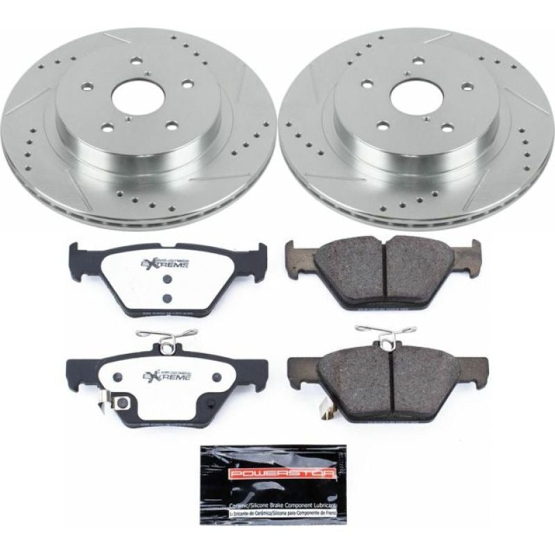 Power Stop Z26 Street Warrior Brake Kit - Rear - 2015-2018 Subaru Legacy