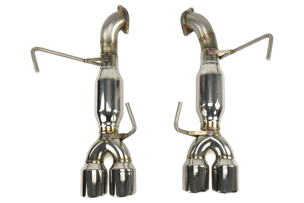 ETS Axle Back Exhaust System w/ Muffler Polished Tips - Subaru Models (inc. 2015-2021 WRX / 2015-2018 STI)