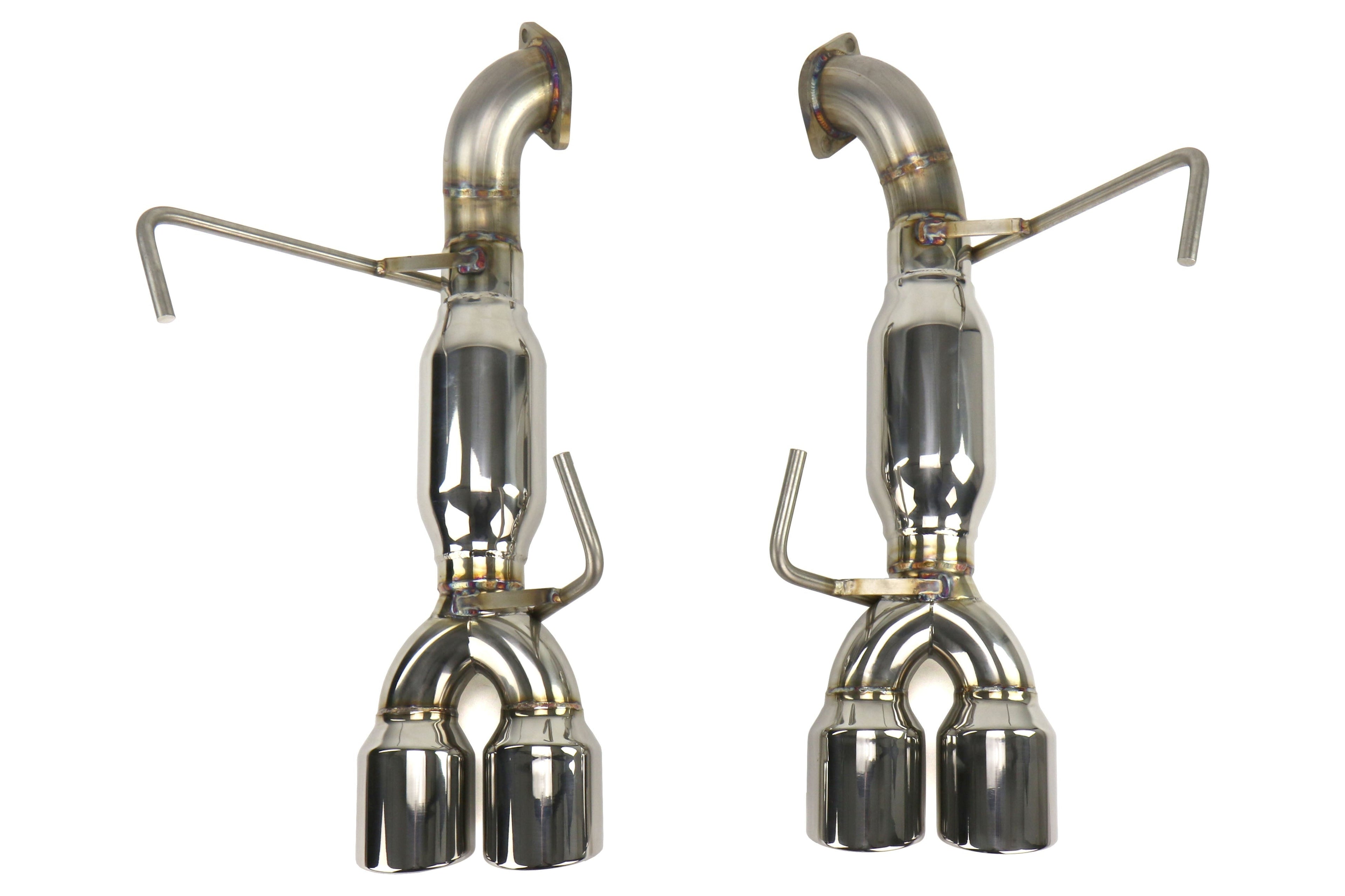ETS Axle Back Exhaust System w/ Muffler Polished Tips - Subaru Models (inc. 2015-2021 WRX / 2015-2018 STI)