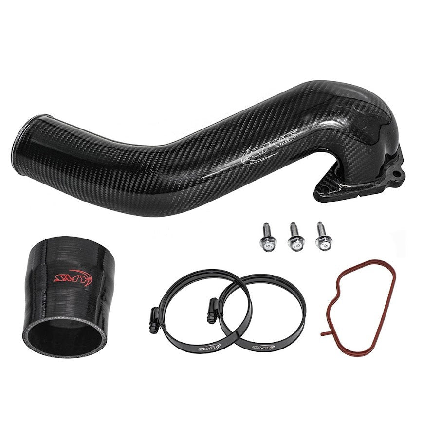 SMY BBC Carbon Fiber Top Mount Intercooler Pipe - 2022-2026 Subaru WRX