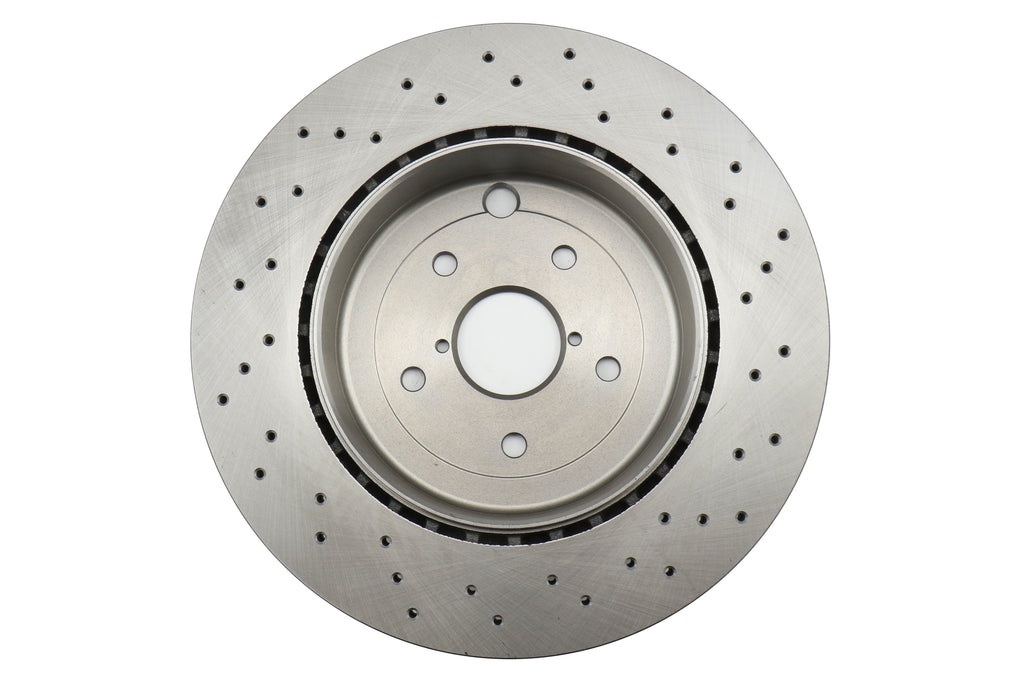 Centric Premium OE Style Drilled Rear Brake Rotor Pair - 2018-2021 Subaru STI