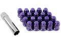 Wheel Mate Muteki Closed End Lug Nuts - Purple 12x1.50