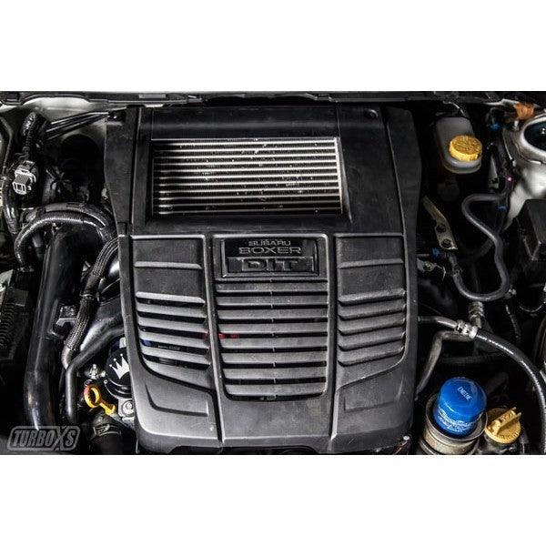 TurboXS Billet Aluminum Vacuum Pump Cover Black - 2015-2021 Subaru WRX
