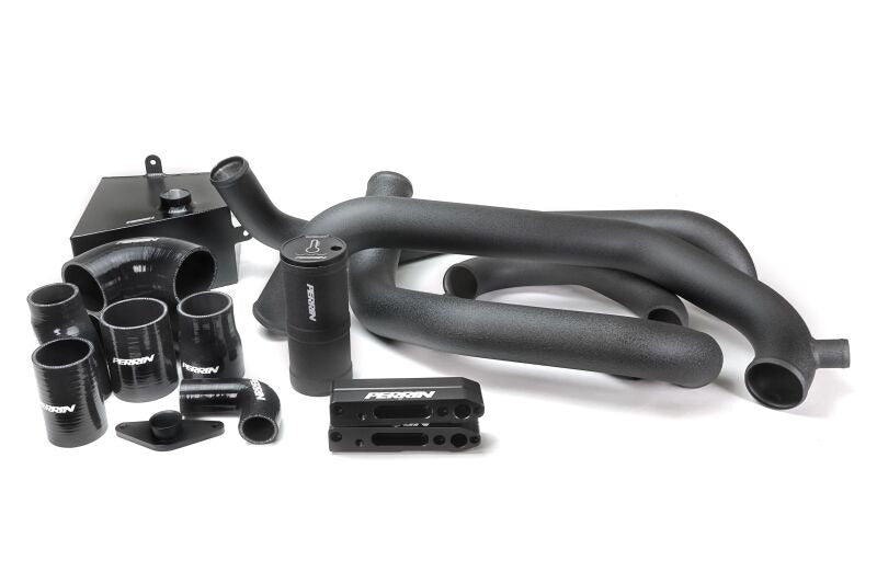 PERRIN 15-21 Subaru STI Front Mount Intercooler Boost Tube Kit - Black - 2015-2021 Subaru STI