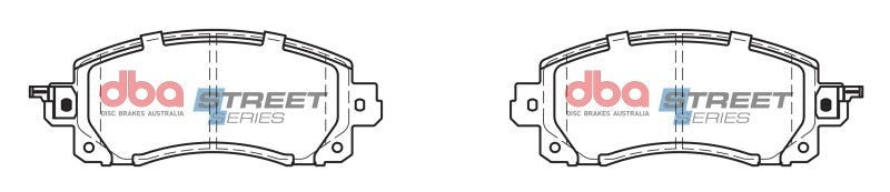 DBA Street Series Brake Pads - Front - 2022-2026 Subaru WRX