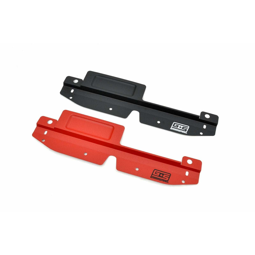 GrimmSpeed Radiator Shroud w/ Tool Tray Black - 2008-2014 Subaru WRX/STI