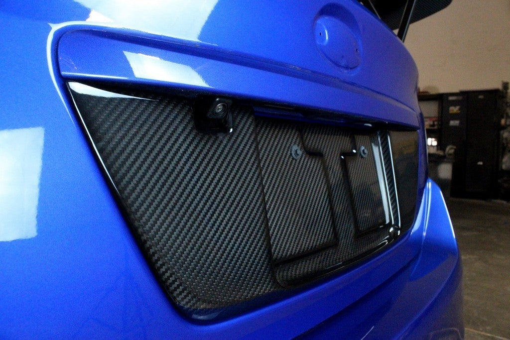 APR Performance Carbon Fiber License Plate Frame - 2015-2021 Subaru WRX / STI | CBX-WRXLIC15