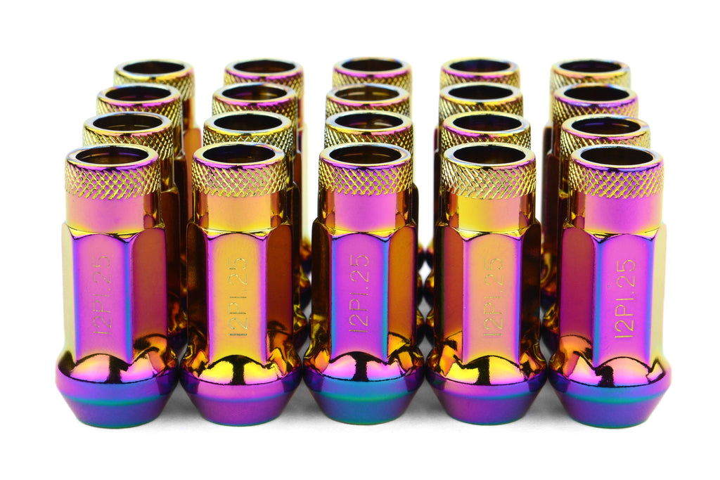 Wheel Mate Muteki SR48 Open End Lug Nuts - Neon 12x1.25 48mm