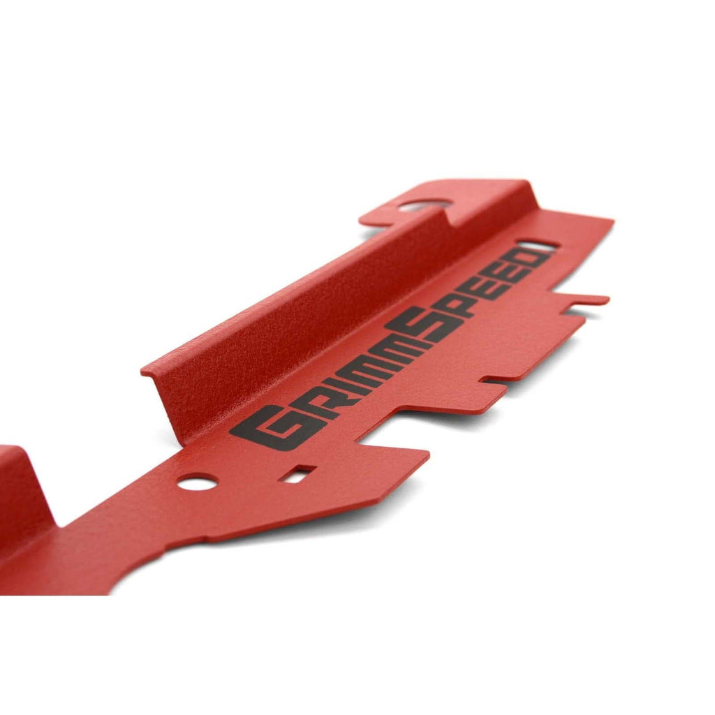 GrimmSpeed Radiator Shroud w/ Tool Tray Red - 2005-2009 Subaru Legacy / 2005-2007 Outback