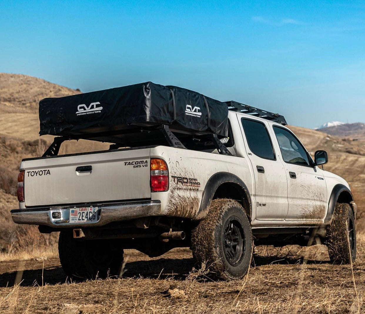 1st Gen Tacoma Overland Bed Bars Powdercoat Black 96-04 Tacoma CBI Offroad