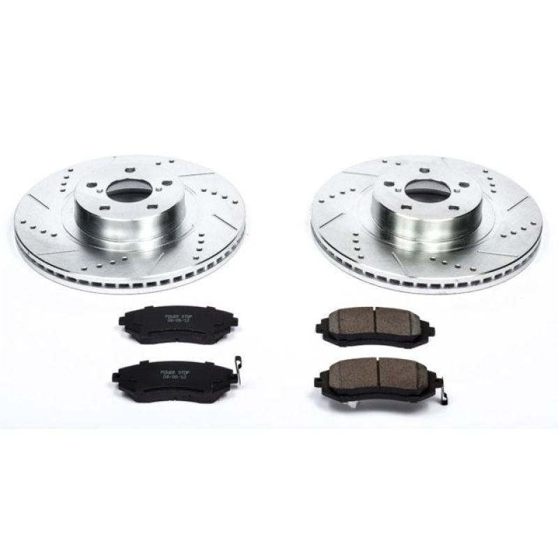 Power Stop Z23 Evolution Sport Brake Kit - Front - 2004-2006 Subaru Baja
