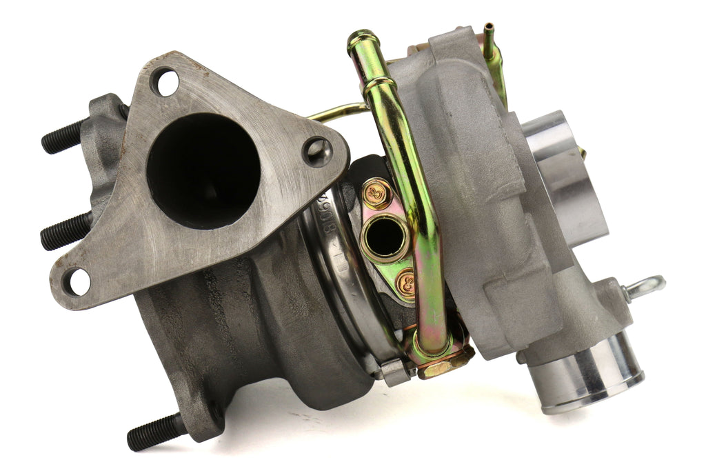 Forced Performance FP BLUE Turbocharger 58mm 8cm IWG w/ Oil Feed Line - 2002-2007 Subaru WRX / 2004-2021 Subaru STI