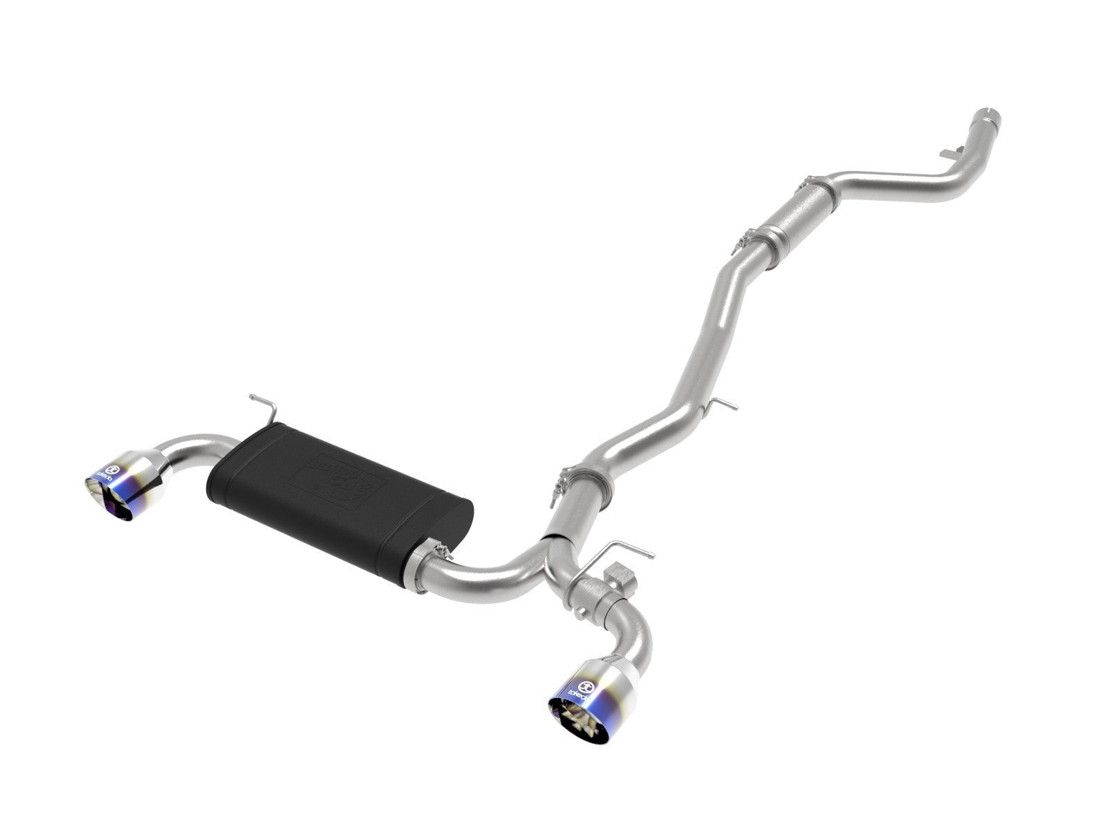 aFe Takeda Cat-Back Stainless Steel Cat-Back Exhaust System w/Blue Flame Tips - 2020-2026 Toyota Supra