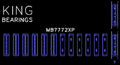 King Engine Bearings Performance Main Bearing Set - Size +0.025mm Oversized - Subaru EZ30/EZ30D