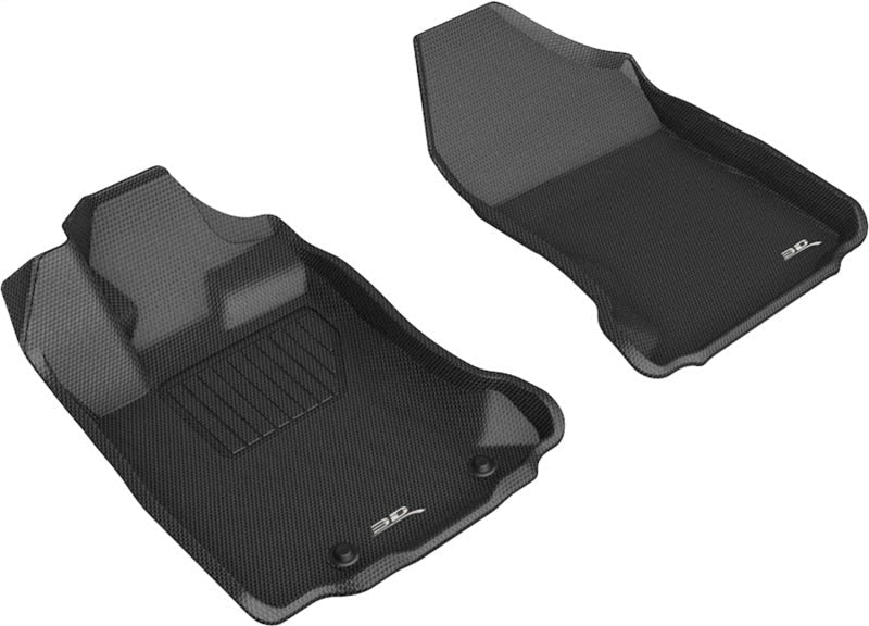 3D MAXpider Kagu Floor Mat - Black - 1st Row - 2020-2024 Subaru Legacy / 2020-2024 Subaru Outback