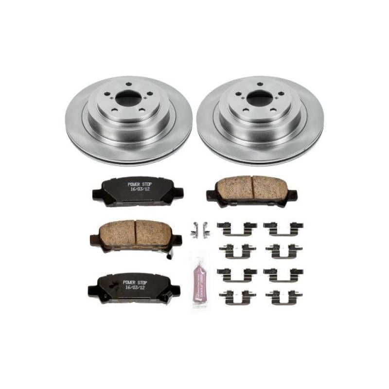 Power Stop Autospecialty Brake Kit - Rear - 2005-2009 Subaru Legacy